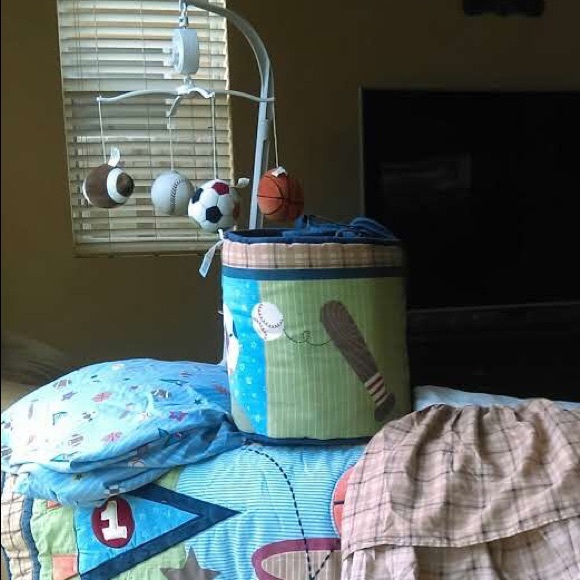 Bedding Just Born Crib Bedding Set All Star Sports 5piece Poshmark